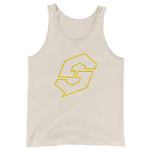 Gold Logo Performance Tank - Stinger Fitness