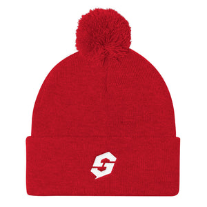 Pom Pom Knit Beanie - Stinger Fitness