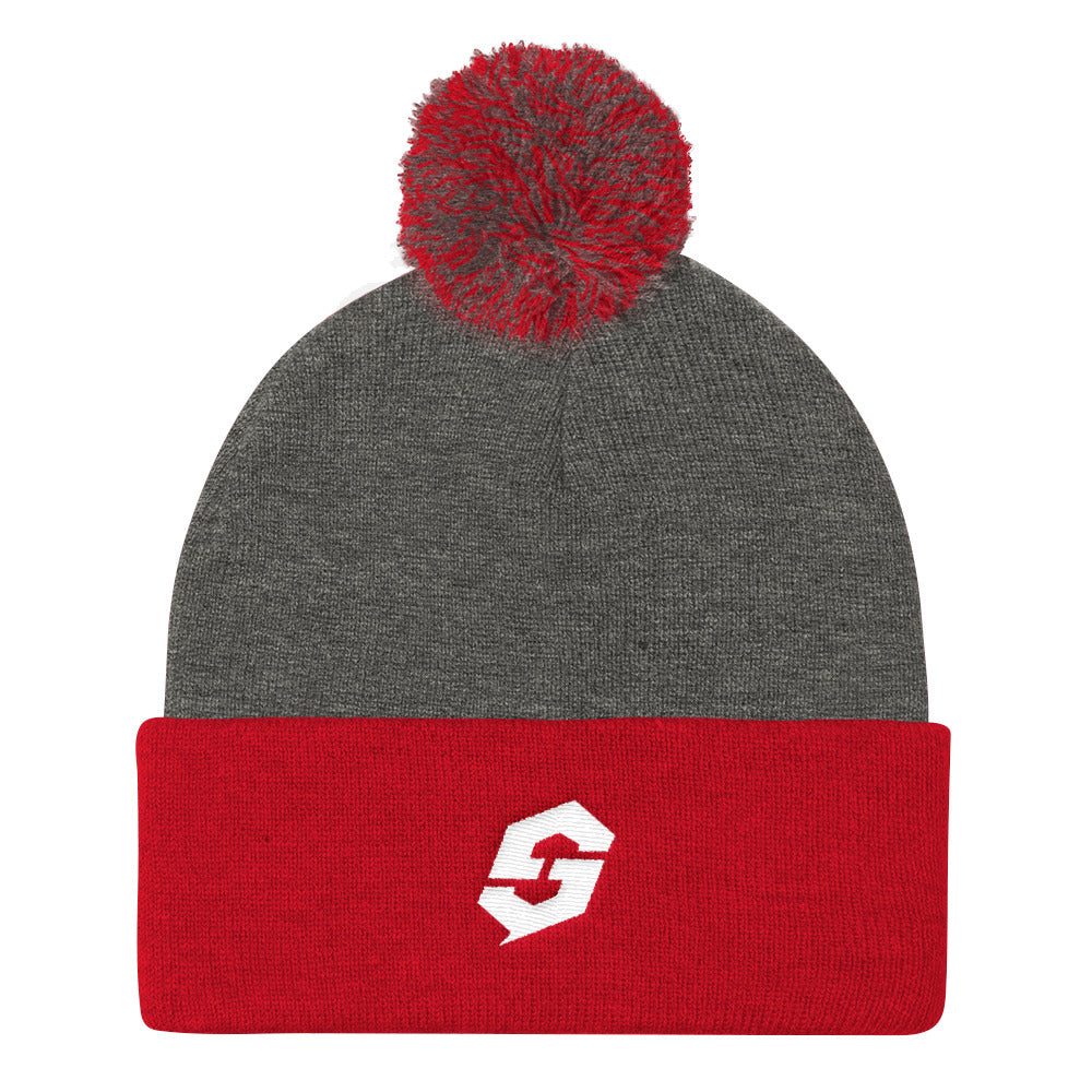 Pom Pom Knit Beanie - Stinger Fitness