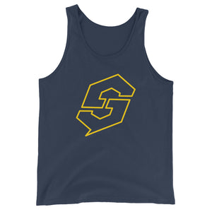 Gold Logo Cotton Tank - Stinger Fitness