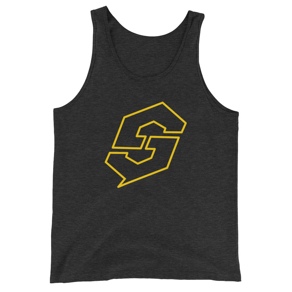 Gold Logo Performance Tank - Stinger Fitness