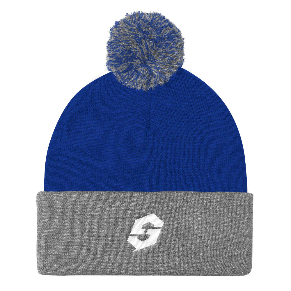 Pom Pom Knit Beanie - Stinger Fitness